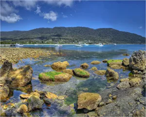 Pirates bay, southern area near Tasman peninsular, in the island state, Tasmania, Australia Pirates bay, southern area near Tasman peninsular, in the island state, Tasmania, Australia
