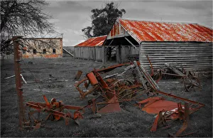 Rusting farm machinery Longford, northern Tasmania Rusting farm machinery Longford, northern Tasmania