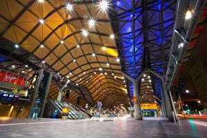 Images Dated 27th December 2009: Southern Cross Station at Night, Melbourne