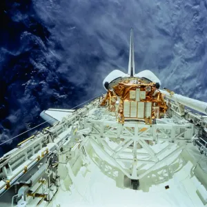 Australian Space Photography Prints: Space Shuttle with Hatch Open