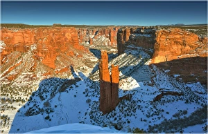 Spider rock, Canyon De Chelly, Arizona, Western united States of America Spider rock, Canyon De Chelly, Arizona, Western united States of America