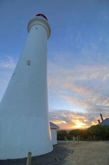 Victoria (VIC) Collection: Split Point Lighthouse during sunset
