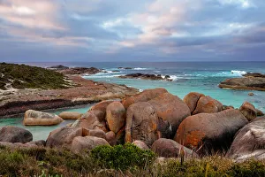 Sunrise with Elephant Rocks at Greens Pool, William Bay National Park, Denmark, Western Australia Sunrise with Elephant Rocks at Greens Pool, William Bay National Park, Denmark, Western Australia