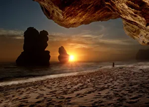 sunset capture from under the rock sunset capture from under the rock