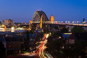 Sydney Harbour Bridge and Sydney skyline viewed from Observatory Hill Sydney Harbour Bridge and Sydney skyline viewed from Observatory Hill