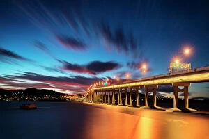 Images Dated 15th July 2016: The Tasman Bridge in Hobart, Tasmania