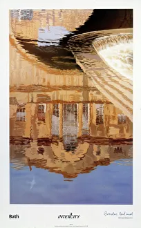 Bath, BR poster, c 1991. Produced for Briti Bath, BR poster, c 1991. Produced for Briti