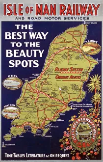 The Best Way to the Beauty Spots, IMR poster, 1938 The Best Way to the Beauty Spots, IMR poster, 1938