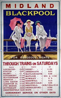 Blackpool for Gorgeous Sights, MR poster, 1920 Blackpool for Gorgeous Sights, MR poster, 1920