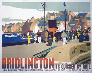 Bridlington: Its Quicker by Rail, LNER poster, 1935 Bridlington: Its Quicker by Rail, LNER poster, 1935