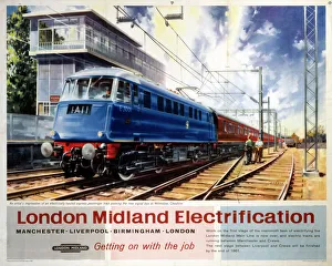 BR(LMR) poster. London Midland Electrificat BR(LMR) poster. London Midland Electrificat