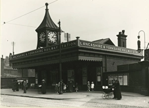 Bury station, Lancashire & Yorkshire Railway, 1915 Bury station, Lancashire & Yorkshire Railway, 1915