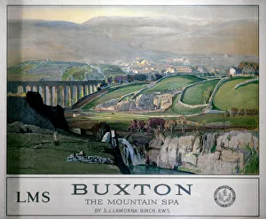 Buxton, the Mountain Spa, LMS poster, 1924 Buxton, the Mountain Spa, LMS poster, 1924