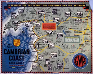 The Cambrian Coast, GWR poster, c 1920s The Cambrian Coast, GWR poster, c 1920s