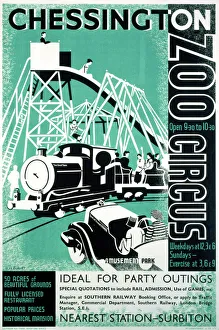 Chessington Zoo & Circus, SR poster, 1923-1947 Chessington Zoo & Circus, SR poster, 1923-1947