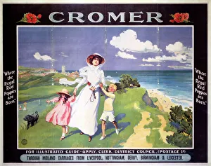 Cromer, MR/Cromer District Council poster, 1900 Cromer, MR/Cromer District Council poster, 1900