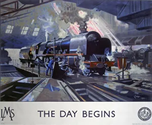 The Day Begins, LMS poster, 1946