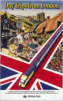 Day Trips from London, BR (CAS) poster, c Day Trips from London, BR (CAS) poster, c