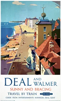 Deal and Walmer, BR (SR) poster, 1952 Deal and Walmer, BR (SR) poster, 1952