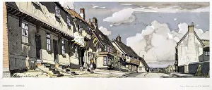 Debenham, Suffolk, BR (ER) carriage print, 1948-1965 Debenham, Suffolk, BR (ER) carriage print, 1948-1965