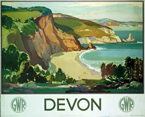 Devon, GWR poster, 1937