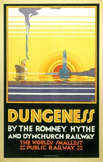 Dungeness, Romney, Hythe and Dymchurch Railway poster, 1928 Dungeness, Romney, Hythe and Dymchurch Railway poster, 1928