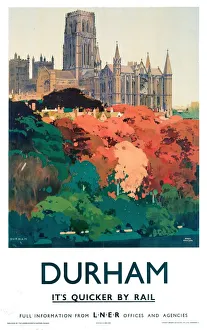 Durham, LNER poster, 1923-1947
