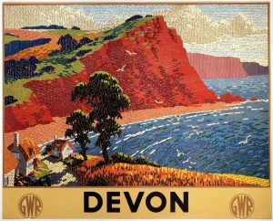 Great Western Railway Posters Prints: Devon, GWR poster, 1936