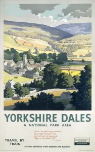 The Yorkshire Dales Print, 1961 BR Poster