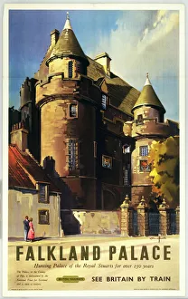 Falkland Palace, British Railways poster, c 1950s Falkland Palace, British Railways poster, c 1950s
