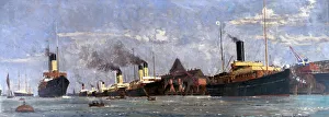 Ferries at Parkeston Quay, Harwich, c 1905-1923 Ferries at Parkeston Quay, Harwich, c 1905-1923