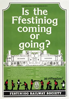 Festiniog Railway Society poster. Is the Festiniog Railway Society poster. Is the