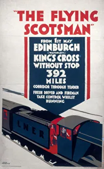 The Flying Scotsman, LNER poster, 1923-1947 The Flying Scotsman, LNER poster, 1923-1947
