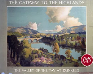 The Gateway to the Highlands, LMS poster, 1923-1947 The Gateway to the Highlands, LMS poster, 1923-1947