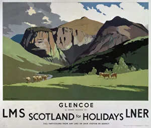 Glencoe, LMS/LNER poster, 1923-1947 Glencoe, LMS/LNER poster, 1923-1947