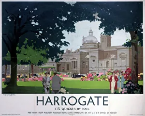 Harrogate - The Royal Baths, LNER poster, 1930 Harrogate - The Royal Baths, LNER poster, 1930