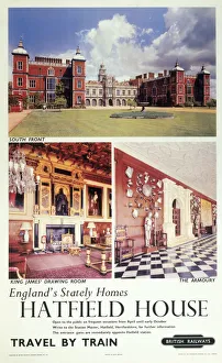 Hatfield House - Englands Stately Homes, BR poster, 1965 Hatfield House - Englands Stately Homes, BR poster, 1965