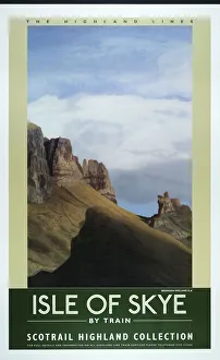 The Highland lines. Poster of ScotRail The Highland lines. Poster of ScotRail