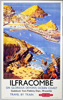 Ilfracombe, BR poster, 1950s Ilfracombe, BR poster, 1950s