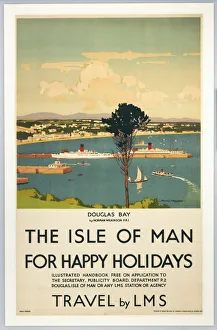 Isle of Man for Happy Holidays, LMS poster, 1923-1947 Isle of Man for Happy Holidays, LMS poster, 1923-1947