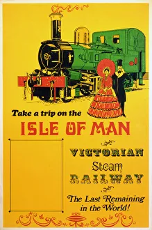 Isle of Man Steam Railway Poster: The last Isle of Man Steam Railway Poster: The last