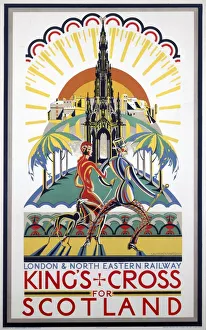 Kings Cross for Scotland, LNER poster, 1923-1947 Kings Cross for Scotland, LNER poster, 1923-1947