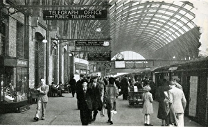 Kings Cross station, London, British Railways, c1949-1950 Kings Cross station, London, British Railways, c1949-1950