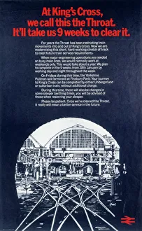 At Kings Cross, We call this the Throat..., BR poster, 1977 At Kings Cross, We call this the Throat..., BR poster, 1977