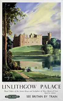 Linlithgow Palace, BR (ScR) poster, 1963 Linlithgow Palace, BR (ScR) poster, 1963