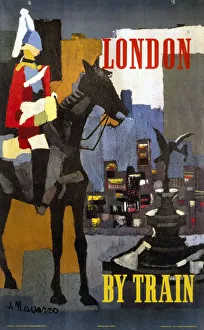 London by Train, BR (ER) poster, 1923-1947 London by Train, BR (ER) poster, 1923-1947