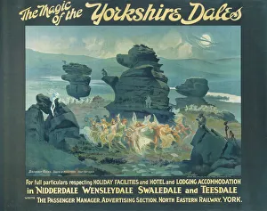 The Magic of the Yorkshire Dales, NER poster, 1914 The Magic of the Yorkshire Dales, NER poster, 1914