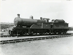 Midland Railway Class 2 4-4-0 steam locomotive number 2192. Bullt by Sharp, Stewart Midland Railway Class 2 4-4-0 steam locomotive number 2192. Bullt by Sharp, Stewart