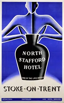 North Stafford Hotel, LMS poster, 1923-1947 North Stafford Hotel, LMS poster, 1923-1947