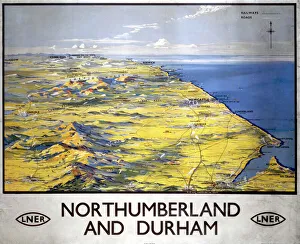 Posters/railway posters/northumberland durham lner poster 1923 1947 Posters/railway posters/northumberland durham lner poster 1923 1947